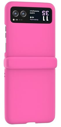 Custodia a libro per cellulare compatibile con Motorola Razr 40, protezione con cerniera, antiurto, antigraffio, custodia protettiva sottile, ultra sottile, paraurti rigido in policarbonato