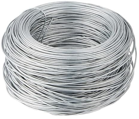 Alambre Galvanizado Calibre 6, Alambre Sólido Galvanizado, Alambre De Metal Flexible De 5 Mm De Espesor, Plata, Proyectos De Bricolaje, Para Jardín, Bricolaje, Fijación Floral, Fijación De Cercas (Si