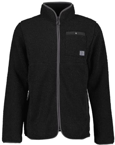 Didriksons Phoenix Herren Fullzip - Fleecejacke, Größe_Bekleidung:S, Farbe:Black