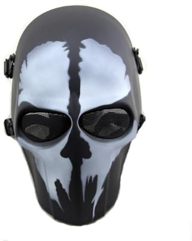 Koyheng Airsoft Maske Paintball Hockey BB Vollgesichtsschutzmaske Kreative Graffiti Halloween Maske