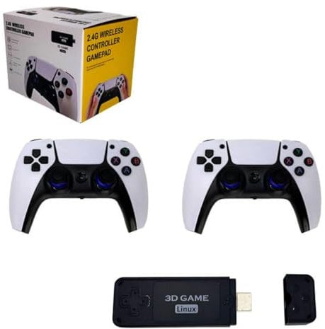 NULA U9 PRO Retro Consola de Juegos Stick 4K HDMI Output Plug Play Video Gaming Juguetes con 10.000 Juegos (64G), con Gamepad inalámbrico de 2,4 G, emuladores de mano para TV