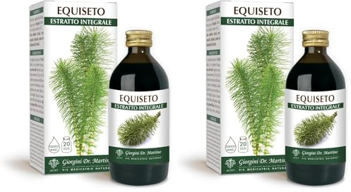 Dr. Giorgini Integratore Alimentare, Equiseto Estratto Integrale Liquido Analcoolico - 200 ml (Confezione da 2)