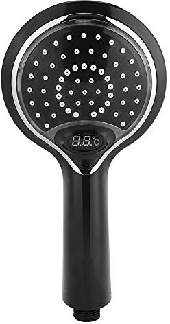 LED-Handbrause mit digitaler Temperaturanzeige, 3 Farboptionen