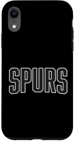 Spur-Inspired Text Design Case for iPhone XR