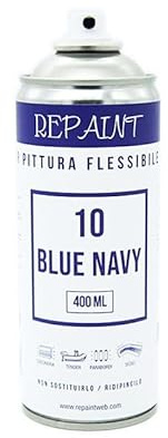 Repaint Pintura flexible para PVC, neopreno y material plástico azul marino, 400 ml