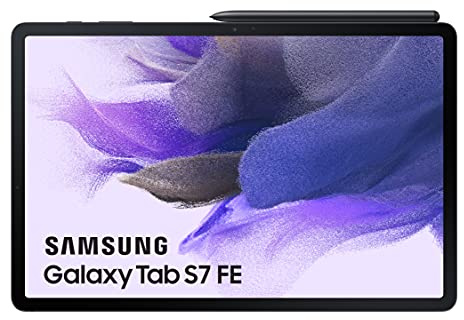 Samsung Galaxy Tab S7 FE, 12,4 pollici, 64 GB di memoria interna, 4 GB di RAM, Wi-Fi, Android Tablet con S Pen, Mystic Black (Ricondizionato)