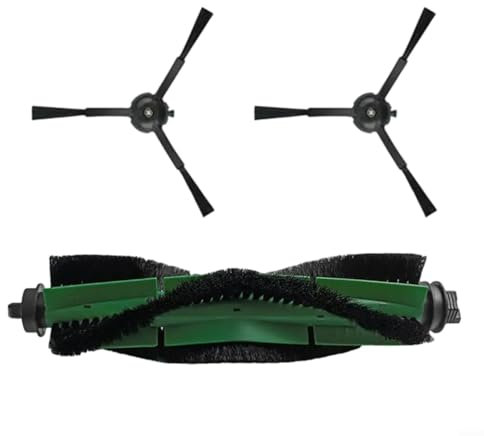 ZYNCUE 3 Stück Ersatzteile für Cecotec für Conga 7490 8490 für Ultimate Home For X-Treme For Genesis Staubsauger, 1 Hauptbürste, 2 Seitenbürsten