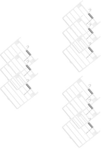 Vocdikficy Vogelkäfigzubehör, Futterbox Feste Tür Federtür Ersatztür Zubehör mit Federdraht
