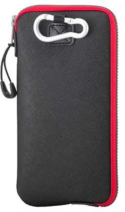 OneJoy Neopren-Handytasche, Thermo-Handytasche, für iPhone-Hülle mit Clip für 15,5 cm bis 17,5 cm (6,1 Zoll) bis 17,5 cm (6,1 Zoll) bis 17,5 cm (6,1 Zoll) (schwarz)