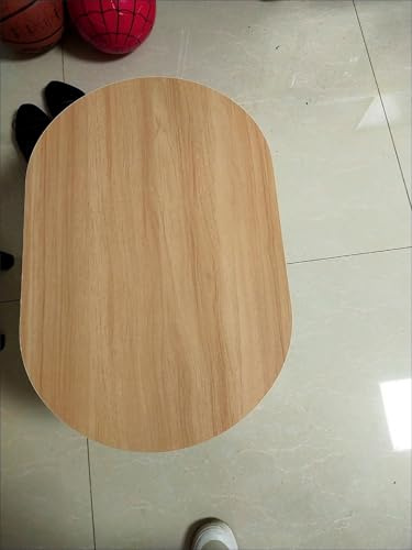 Gebogene Tischplatte aus Massivholz – 120 x 90 cm, perfekt für DIY-Projekte, Renovierungsarbeiten, Couchtische, Konferenztische und individuelle Arbeitsplatten.
