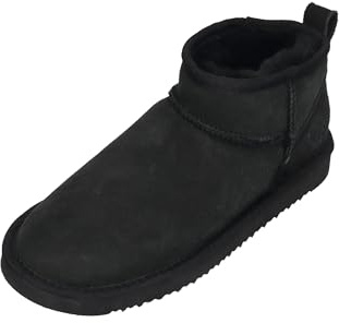 Rohde Damen Winterschuhe Lammfell Booties GENOVA 7098 schwarz