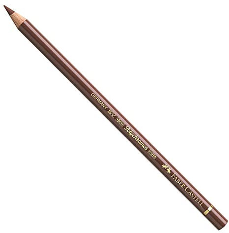 Faber-Castell Art & Graphic Polychromos Colour Pencil, (283), Burnt Sienna, for Art, Craft, Drawing, Sketching, Home, School, University, Colouring