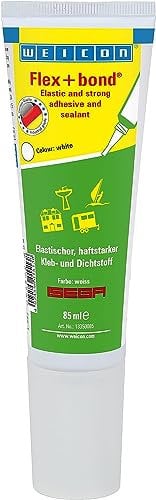 WEICON Flex+bond® 85 ml | Kleb- und Dichtstoff | haftstark | dauerelastisch, weiß