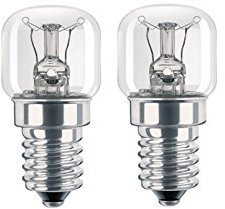 D&M Pygmy Light Bulb Lamp for Rangemaster Oven Cooker (Pack of 2, 15w, SES, E14) …