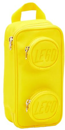 LEGO Kids Brick Pouch, Yellow, One Size, Brick Pouch