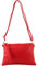 modamoda de T186 Damen Leder Clutch Umhängetasche Abendtasche handmade in Italy, Farbe:Rot