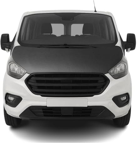 OMAC Haubenbra Steinschlagschutz kompatibel mit Ford Transit Tourneo Custom 2013-18 Carbon Optik