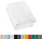 2er Pack Frottier Duschtücher Set 70x140 cm 100% Baumwolle, 2X Duschtuch Weiss