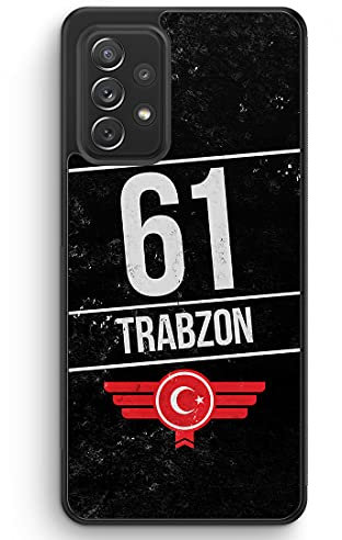 Trabzon 61 - Silikon Hülle für Samsung Galaxy A52 - Motiv Design Türkei Türkiye Türkisch Türk Turkey Turkish Stadt - Cover Handyhülle Schutzhülle Case Schale