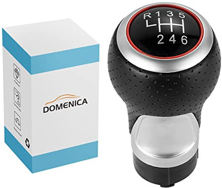 DOMENICA Pomo Palanca de Cambios Compatible de A3 A4 A5 A6 B6 B7 B8 S4 8K 8T Q5 8R VW Golf Polo Bora 12mm (R135 246)