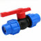 E-DONG ERDONG Absperrhahn-Ventilanschluss, 20/25/32 mm PVC-PE-Schlauch, Wasserspalter 1/2, 3/4, 1 Zoll T-Rohr-Kugelhahn, T-förmiger Anschluss, Wasserkompression, 32 mm