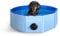 Furdreams Foldable Pet Swimming Pool, Hard Plastic Dog Bathtub, Portable Multi-functional Outdoor PVC Non-Slip Kiddie Pool, Enjoy Summer Shine in Your Garden, For Children, Cats, Puppies(Small)
