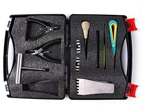 DKULMN Schläger-Besaitungs-Komplettset, industrieller Badminton-Besaitungs-Schläger-Lastverteiler, Badminton-Schläger-Besaitungswerkzeuge