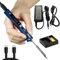 UY CHAN Blue Original TS101 Soldering Iron Station Kit Upgraded from TS100 Portable Soldering Pen Digital Programmable Electric DC 65W PD 45W with USB Type C Cable (BC2 Solder Tip)