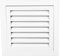 Ventilación a Dos Aguas de 35x35 Cm, Cubierta de Ventilación de Pared de Aleación de Aluminio con Pantalla, Eficiencia de Flujo de Aire Superior, Cubierta de Ventilación de Pared
