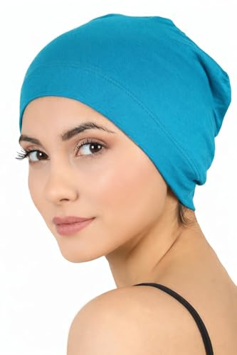 Deresina Bambus Chemo-Kopfbedeckung für Frauen & Männer – Ultra-weiche, atmungsaktive Schlafmütze bei Alopezie & Haarausfall, leichte Beanie für Tag & Nacht (Muster 4 - Einheitsgröße)