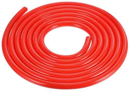 DMiotech Tuyau d'aspirateur en silicone de 3 mm d'épaisseur de paroi haute température de 130 psi, rouge