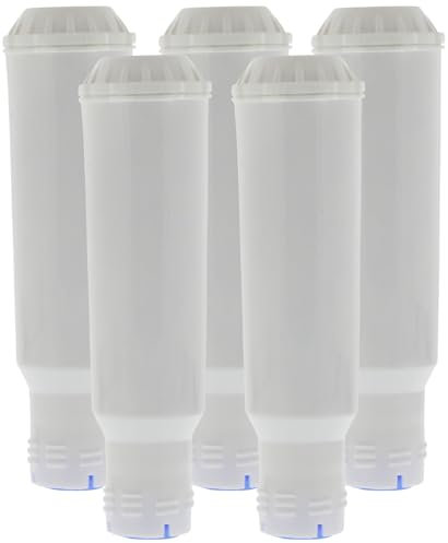 5 filtros de agua para cafeteras automáticas compatibles con Melitta, Krups F088, Nivona NIRF700, AEG, Bosch, Siemens
