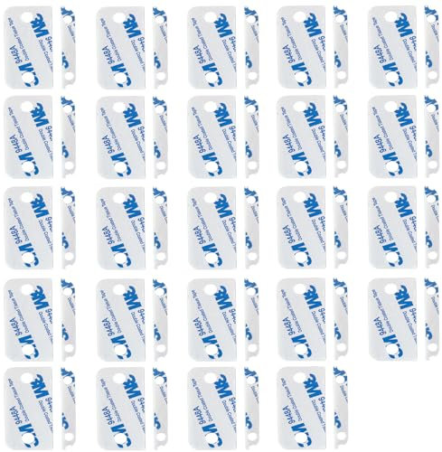 Adhesive Replacement Tape Compatible with Ring Alarm Contact Sensor & Magnets (2nd Gen)-Pack of 24 Sensor Pads & 24 Magnet Pads,Pre-Cut,No Cutting Needed Double-Sided Tape (48)