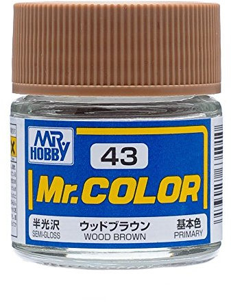 GSI Creos Mr. Color C43 Wood Brown (Semi-Gloss) Paint (Japan Import)