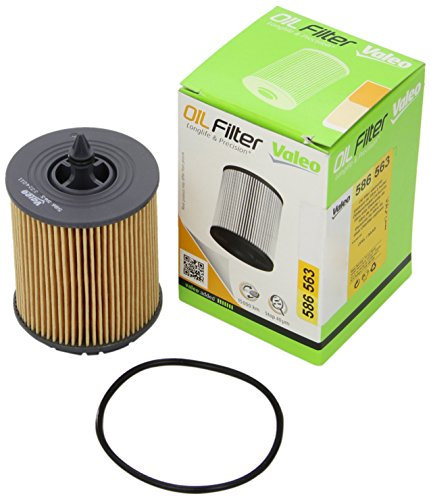 Valeo 586563 Filtro olio, Filtri motore elevati proprietà di filtrazione, durevolezza, applicazione facile e precisa