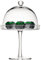 LSA International Vienna-Supporto per torte. con coperchio trasparente. Trasparente. 23 cm