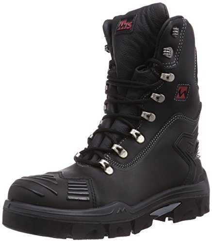 MTS Sicherheitsschuhe M-Gecko Kinley S3 Flex ÜK HI/CI 16104 Sicherheitsstiefel, Schwarz, 45