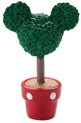 Department 56,Resin Disney Village Mickey Topiary General Accessory, 2.375 inch