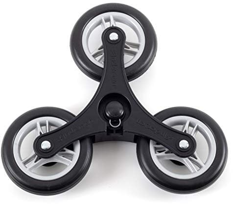 Andersen Ersatzrad für Treppensteiger Einkaufstrolley, 3 x Ø 130 mm, Dreikranzrad für Royal, Royal XXL & Scala