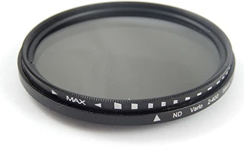 vhbw Graufilter ND-Filter ND-Fader variabel ND2-400 52 mm kompatibel mit Digitalkamera, Analogkamera