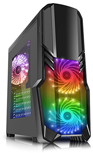 OCHW Ultra Fast Gaming PC - AMD A8 9600 Quad Core @ 4.20GHz, ATI Radeon HD R7 Graphics, 16GB DDR4 2400MHz RAM, 1TB Hard Drive G Force Blue Case, WiFi No Operating System