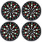 Demiawaking 4Stk. Küche Utensilien Dartscheibe Stil Coaster Mini Dartscheibe Cup Coasters Untersetzer