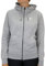 Nike Damen Sweatshirt W NSW ESSNTL HOODIE FZ FLC, dk grey heather/(white), 2XL, BV4122