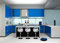 Vinilo Pegatina Muebles de Cocina, PVC Engomada Autoadhesivo Protege o Decora Armario y Aparatos Eléctricos, Papel Pintado para Muebles/Cocina/Baño,Impermeable Pegatina, Rollo 60cm (Azul oscuro, 5)