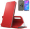 N NEWTOP Cover Compatibile per Huawei P Smart S, Chiusura Magnetica 360 Capsule Flip Custodia Libro per Carta di Credito Simil Pelle TPU Interno Funzione Stand Supporto (Rosso)