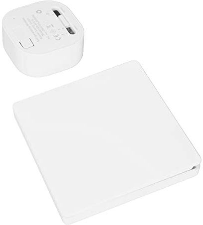 1 Timbre Pulsador, Timbre Inalámbrico Fácil de Instalar ABS con Receptor