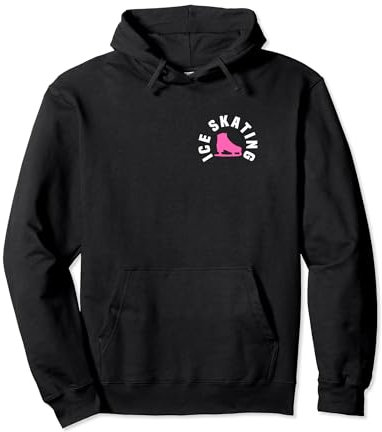 Schlittschuhlaufen Pocket Outfit Eiskunstläufer Love Schlittschuhe Pullover Hoodie