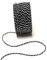 s.dekoda Kordel 50m x 2mm zweifarbig Schwarz - Silber Drehkordel Dekoband Kordelband Kordelschnur