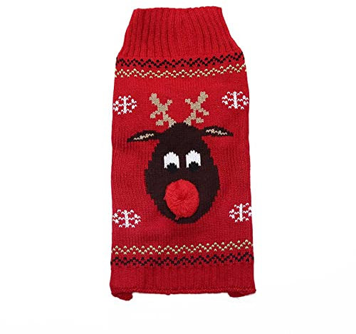 Generisch Hundemantel Winter Für Geschirr Kleidung, Haustier, Katze, Hund, Kostüm Hundemantel 32 cm (Red, XXS)