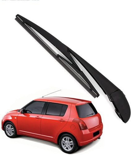 KizmiQ Heckscheibenwischer Scheibenwischer Hinten Wischerarm für Suzuki Swift Sport(2017-2024) Ersatz Auto Schwarz Heckwischerarm hochwertiger Set